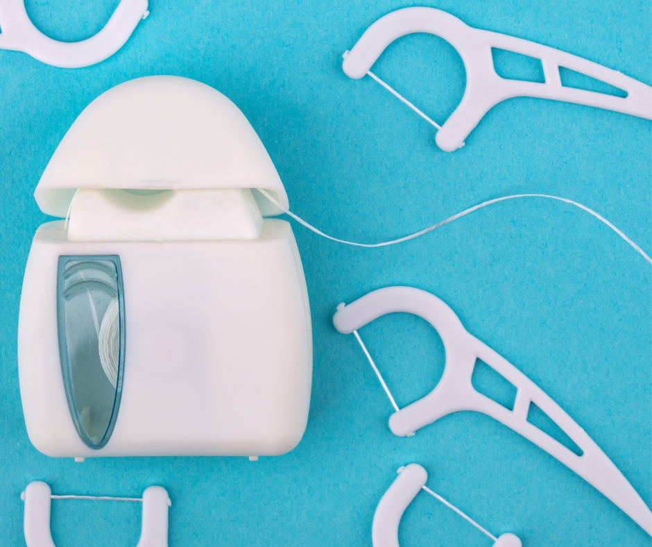 Dental floss and floss harps